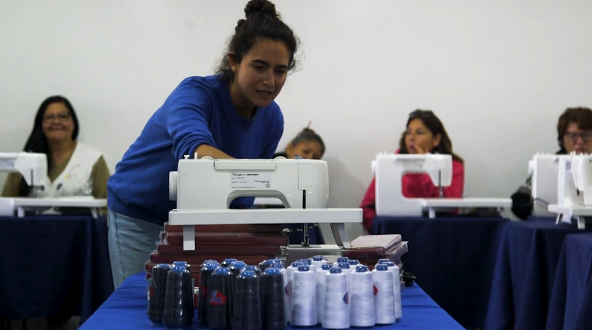 La nueva vida de los desechos textiles de Alto Hospicio