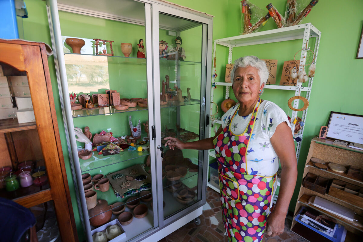 Artesana de La Huayca lleva su arte al mundo del marketing