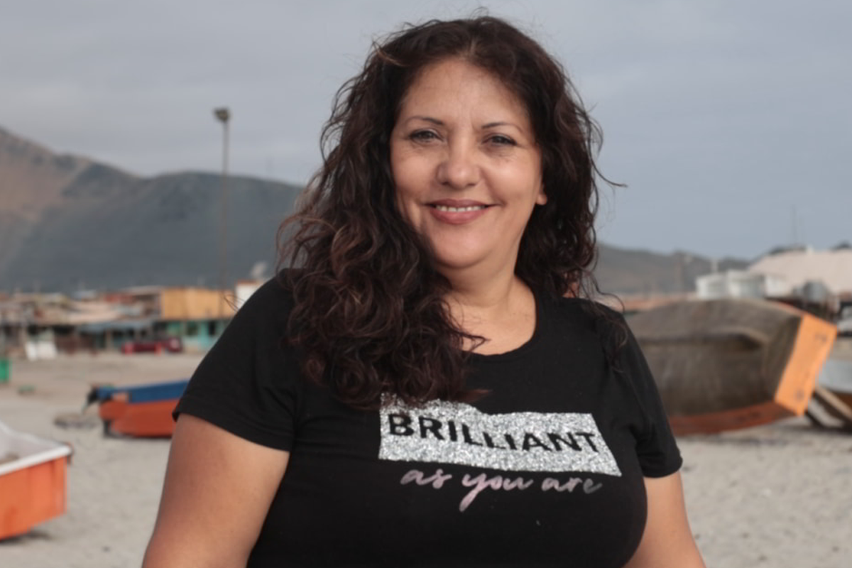 Dirigenta de Cáñamo destaca por su liderazgo en el mundo de la pesca artesanal